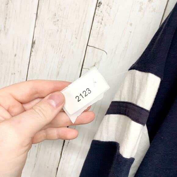 Vtg Russell Athletic Jacket Women Size Large Long Sleeve Collared Full Zip Navy - Picture 4 of 5